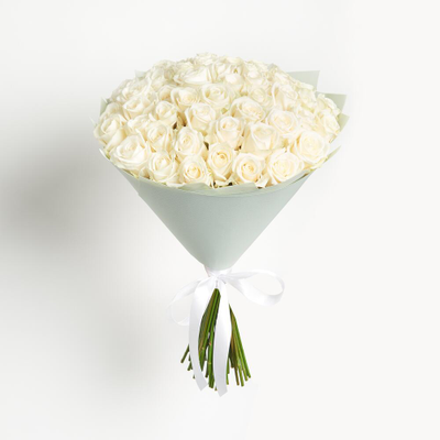 51 белая роза